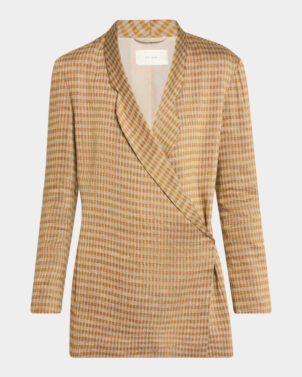 Jeremiah Check Wrap Jacket